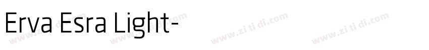 Erva Esra Light字体转换